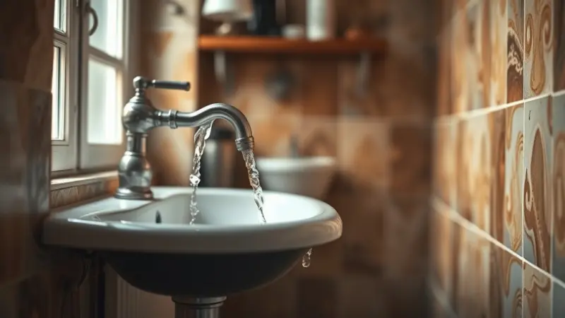 Eau marron au robinet : faut il s'inquiéter et que faire